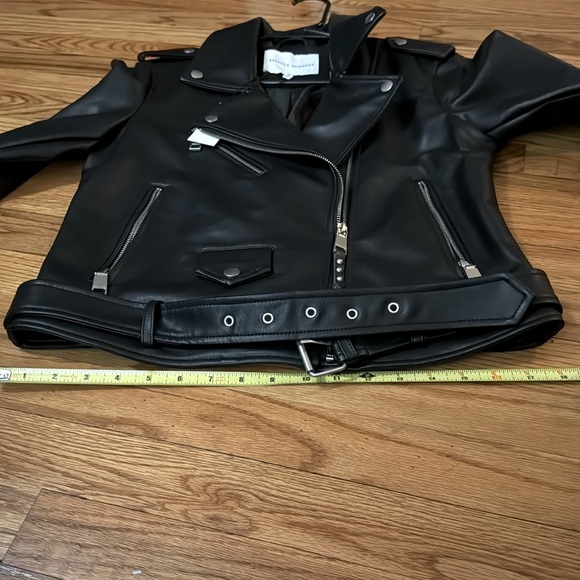 NEW REBECCA MINKOFF LEATHER BIKER JACKET!! It’s hot🔥‼️❣️ - Picture 10 of 11